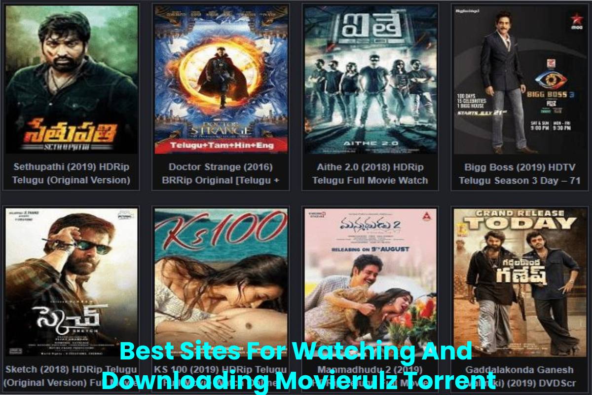 Best Sites For Watching And Downloading Movierulz Torrent