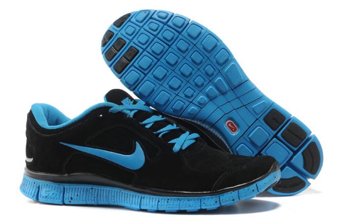 Black And Blue Nike Shoes - Champion Choice