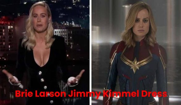 Brie Larson Jimmy Kimmel Dress (1)