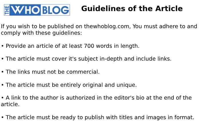 Guidelines of the Article 