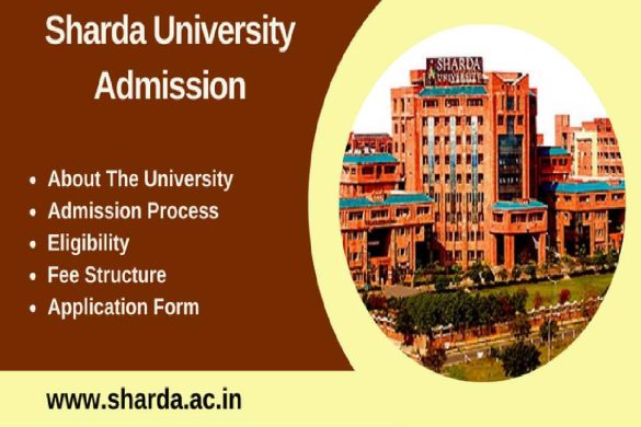 Sharda University Course Admissions